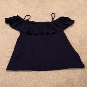 NWT Lilly Pulitzer off the shoulder ruffle shirt
